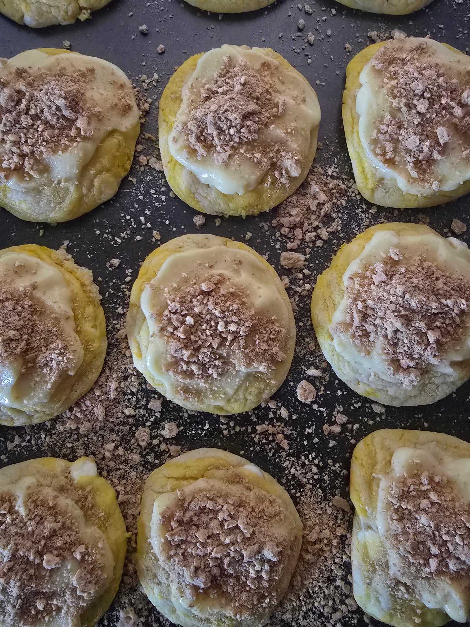 White Chocolate Banana Pudding Cookies